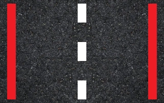 Outer Red Inner White